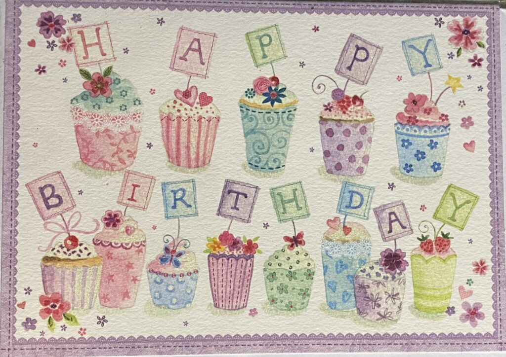 Happy Birthday Cupcakes Card Caris Cards Ukcs Homewares Ltd