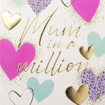 Mum in A Million Mother’s Day Mothering Sunday Card